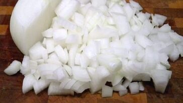 How do you know when a chopped onion is bad?