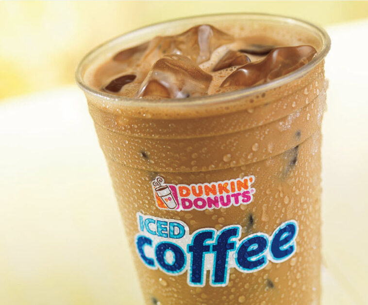 How do you make Dunkin Donuts iced coffee healthier?