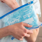 How do you make an ice pack with dish soap?