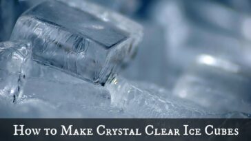 How do you make clear ice cubes?