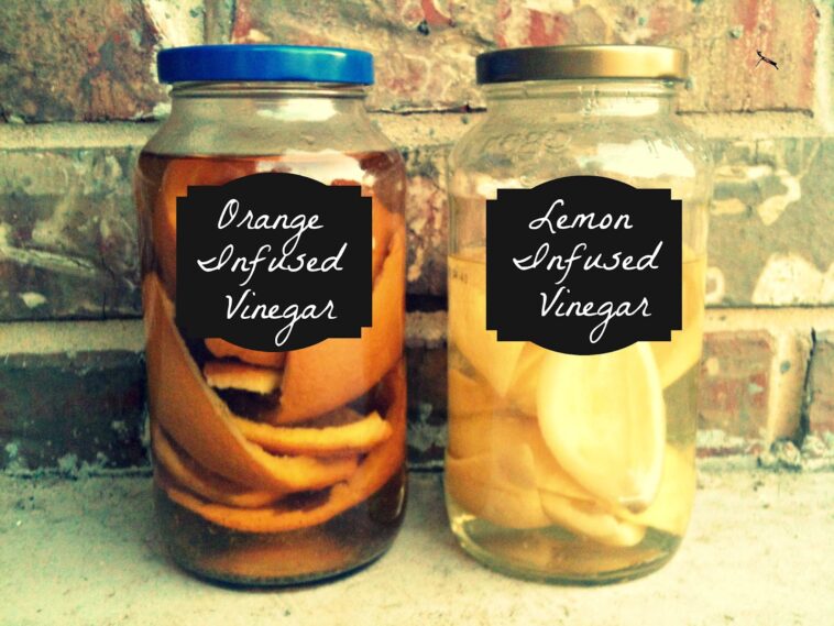 How do you make coffee infused vinegar?