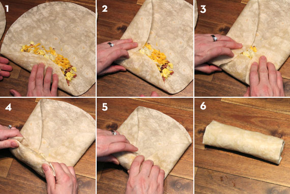 How do you properly fold a burrito?