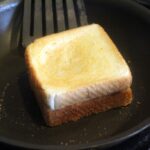 How do you really flip a grilled cheese?