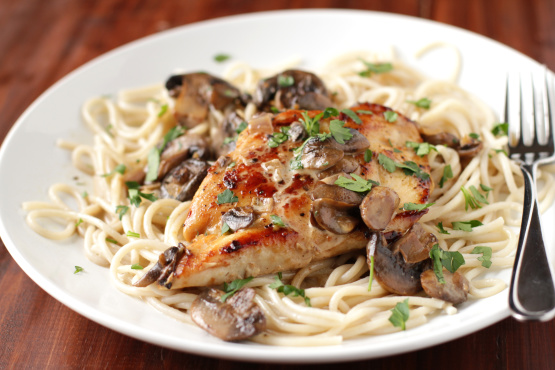 How do you reheat Carrabba's chicken marsala?