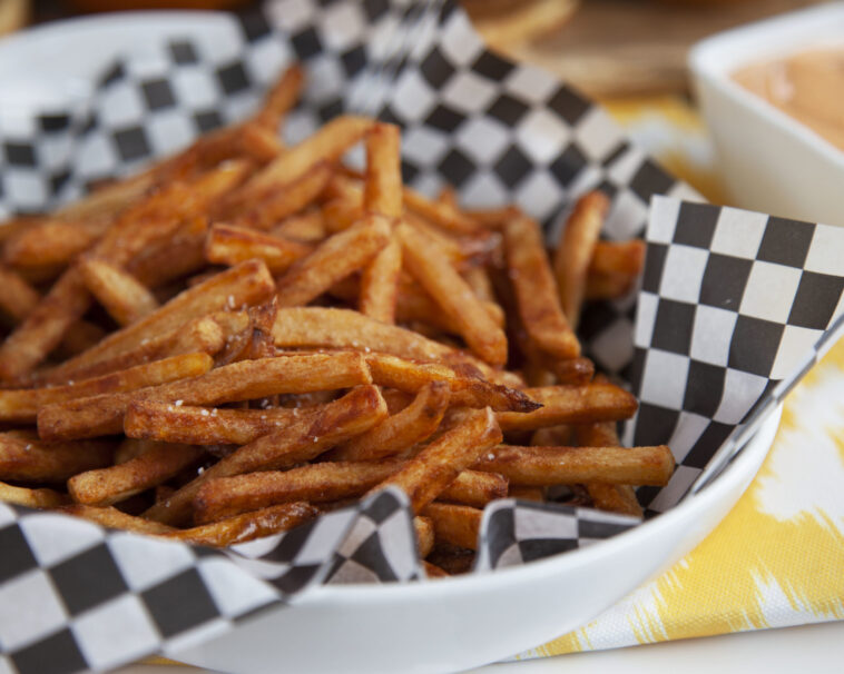 How do you remove salt from french fries?