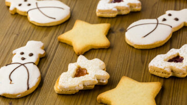 How do you shape cookies before baking?