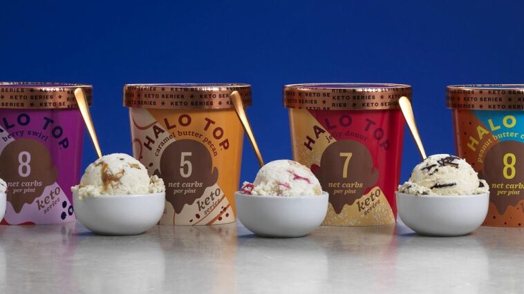 How does Halo Top calculate net carbs?
