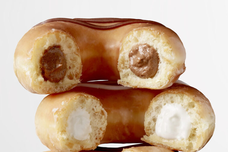 How does Krispy Kreme filled ring donuts?