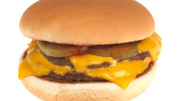 How fattening is a McDonald's double cheeseburger?
