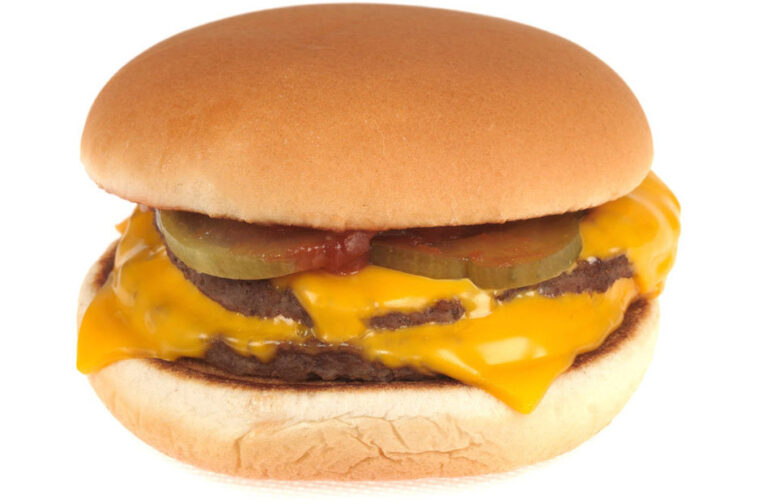 How fattening is a McDonald's double cheeseburger?