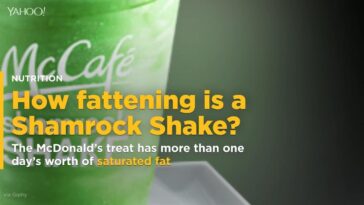 How fattening is a Shamrock Shake?