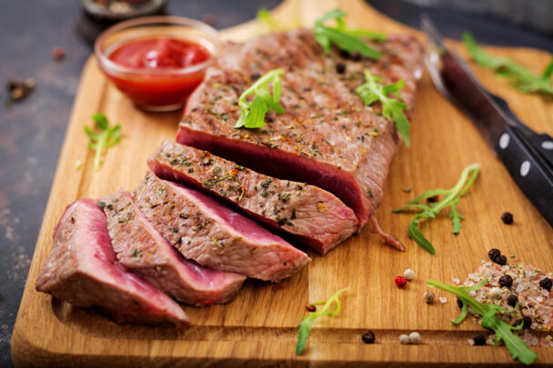 How is medium-rare steak?