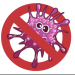 How long can bacteria live on clothes?