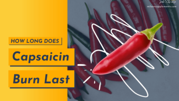 How long does capsaicin burn last?