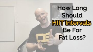 How long should HIIT intervals be for fat loss?