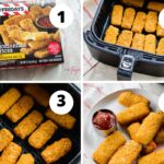 How long should I put mozzarella sticks in an air fryer?