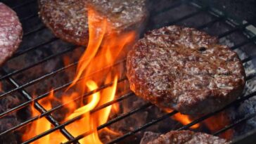 How long should burgers be on the grill?