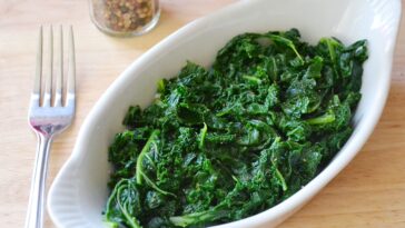 How long should kale be cooked?