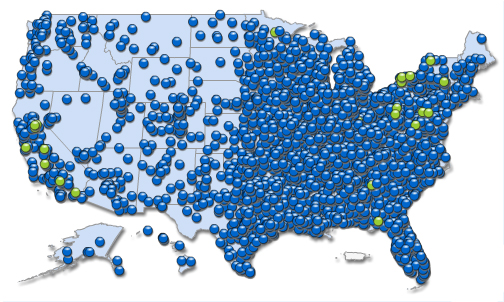 How many Walmarts are in the USA?
