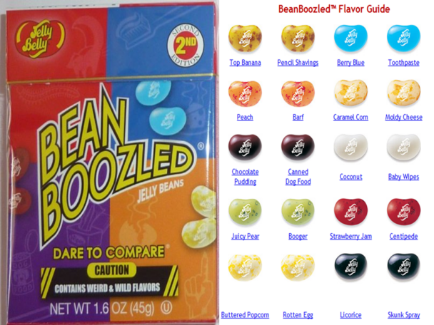 How many bean Boozled flavors are there?