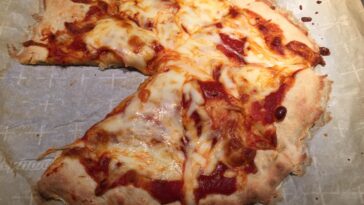 How many calories are in 2 slices of homemade pizza?