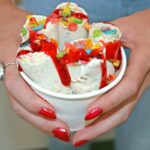 How many calories are in 2 small scoops of ice cream?