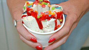 How many calories are in 2 small scoops of ice cream?