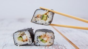 How many calories are in 20 pieces of sushi?