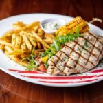 How many calories are in TGI Fridays garlic chicken?