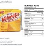 How many calories are in Velveeta cheese?