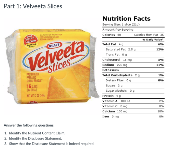 How many calories are in Velveeta cheese?