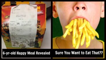 How many calories are in a 6 piece Happy Meal?