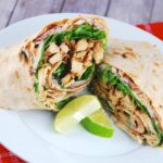 How many calories are in a Chipotle chicken wrap?
