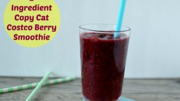 How many calories are in a Costco Berry Smoothie?
