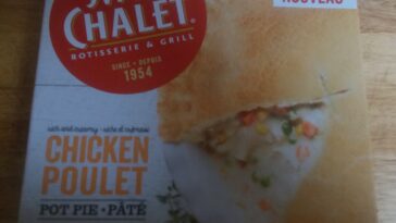 How many calories are in a Costco chicken pot pie?