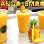 How many calories are in a Costco mango smoothie?