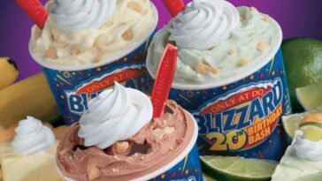 How many calories are in a DQ turtle Blizzard?