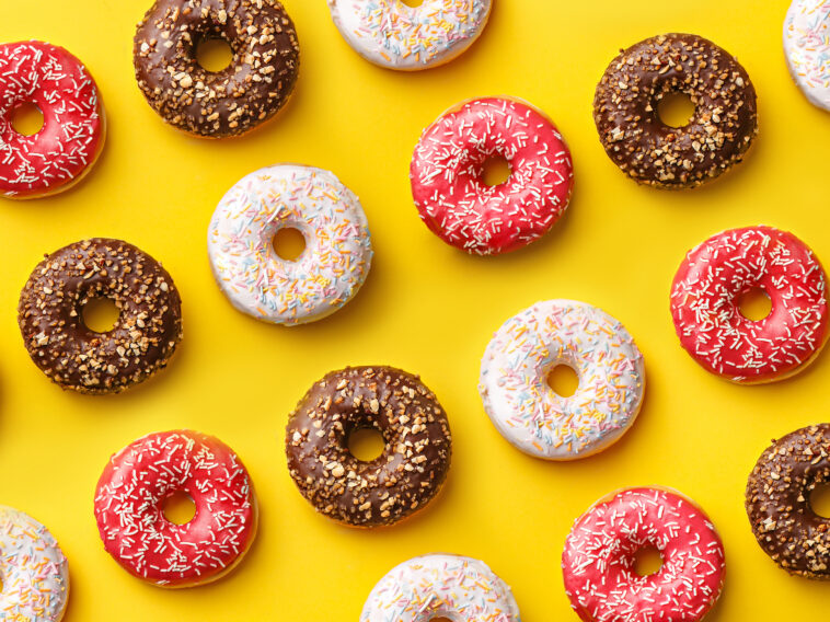 How many calories are in a Dunkin Donuts Vanilla frosted donut?