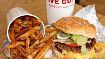 How many calories are in a Five Guys?