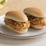 How many calories are in a KFC small chicken sandwich?