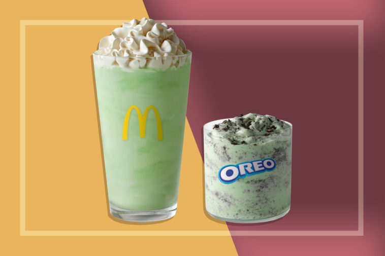 How many calories are in a McDonald's Shamrock McFlurry?