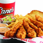 How many calories are in a Raising Canes box combo?