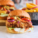 How many calories are in a crispy Chicken Burger?
