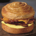 How many calories are in a double-smoked bacon sandwich from Starbucks?