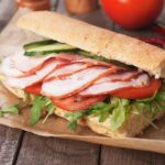 How many calories are in a half footlong from Subway?