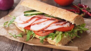 How many calories are in a half footlong from Subway?