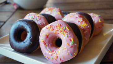 How many calories are in a large iced donut?