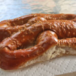 How many calories are in a large pretzel bite?