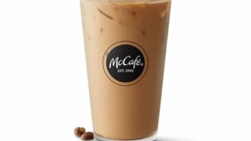 How many calories are in a medium iced coffee from McDonald's?
