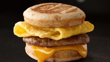 How many calories are in a sausage Mcgriddle from McDonald's?